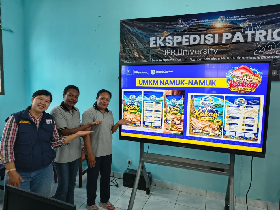 Desain kemasan produk UMKM Namuk-namuk Kumbe