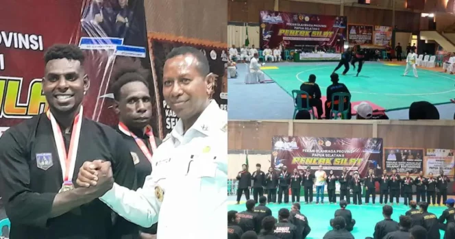 
					Merauke Sabet 10 Medali Emas Porprov Pencak Silat Papua Selatan