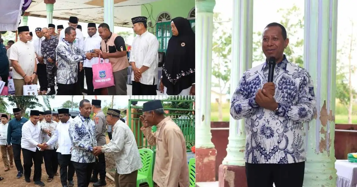 Sokong Pembangunan Masjid Al Muhajirin Gubernur Papua Selatan Ajak Warga Gelar Puasa Sederhana