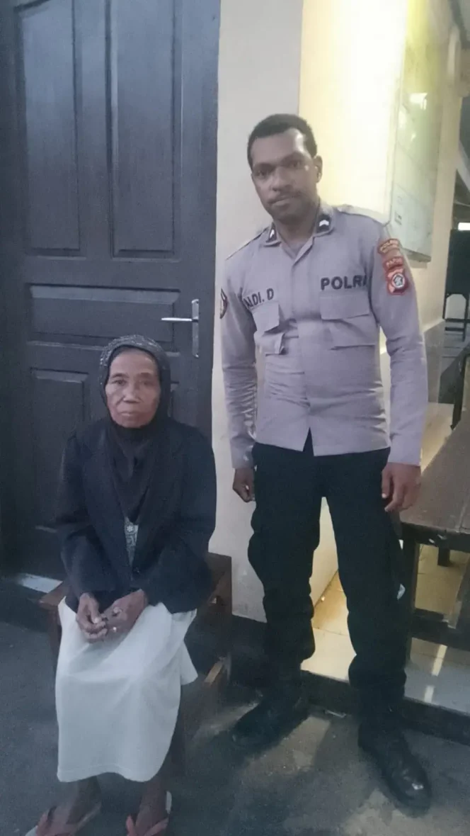 
					Polres Merauke Amankan Ibu Poniem yang Lupa Jalan Pulang