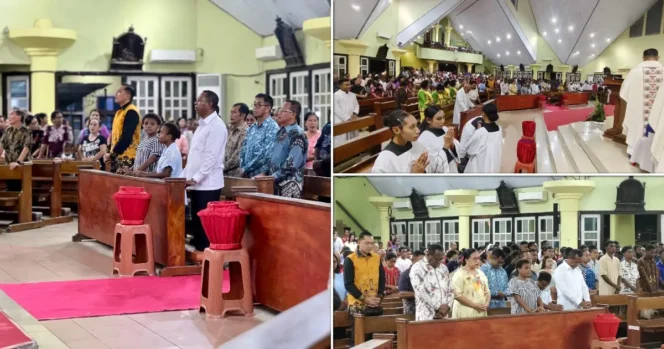 
					Pesan Toleransi Apolo Safanpo di Ultah Uskup Agung Merauke