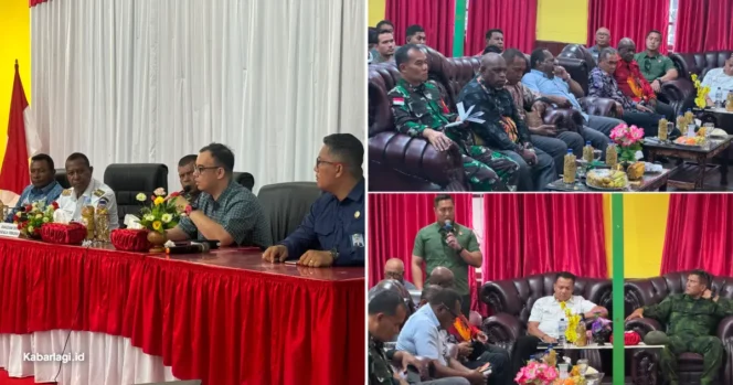 
					Sambut Kedatangan Wapres Gibran Rakabuming Gubernur Apolo Safanpo Pimpin Rakorwil di Asmat