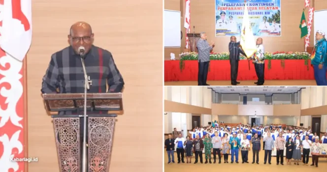 
					Sekda Papua Selatan Lepas Kontingen Pesparawi ke Manokwari