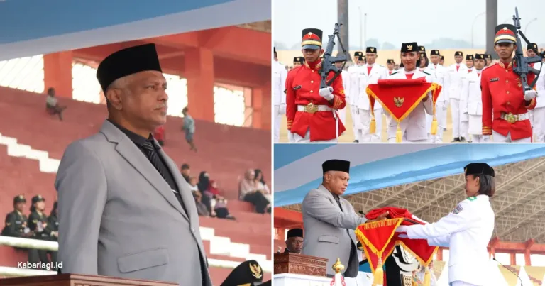 Sampul berita: Pimpin Penurunan Bendera di Merauke, Ketua DPRP Heribertus Puji Kekompakan Forkopimda