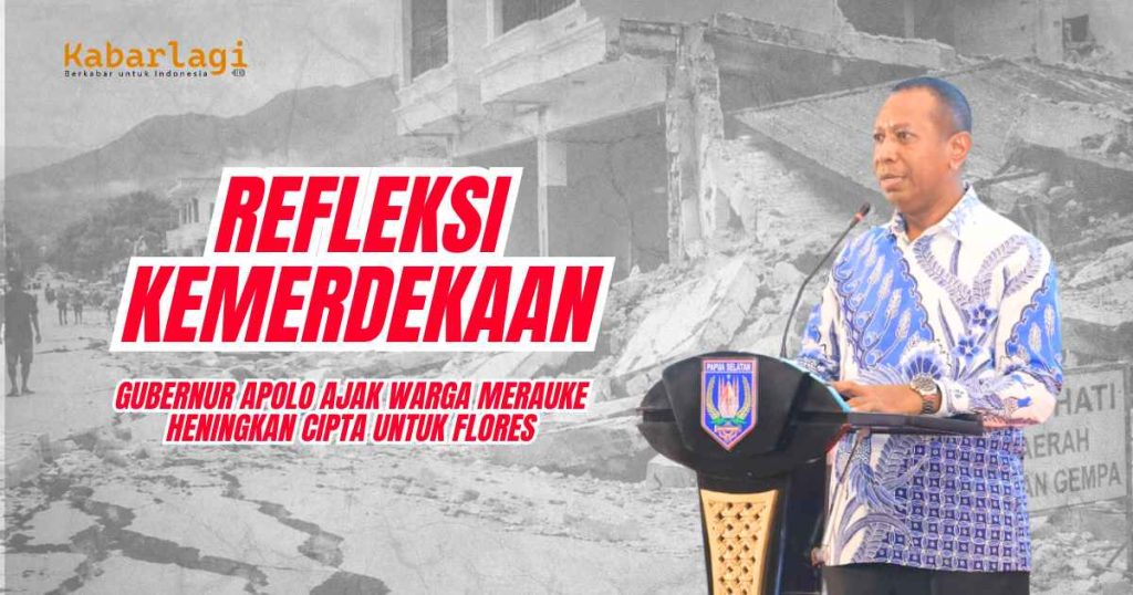 Gubernur Apolo Ajak Warga Merauke Heningkan Cipta untuk Flores