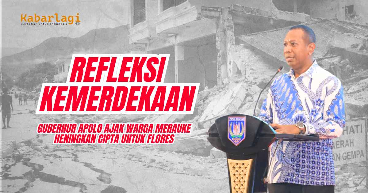 Gubernur Apolo Ajak Warga Merauke Heningkan Cipta untuk Flores