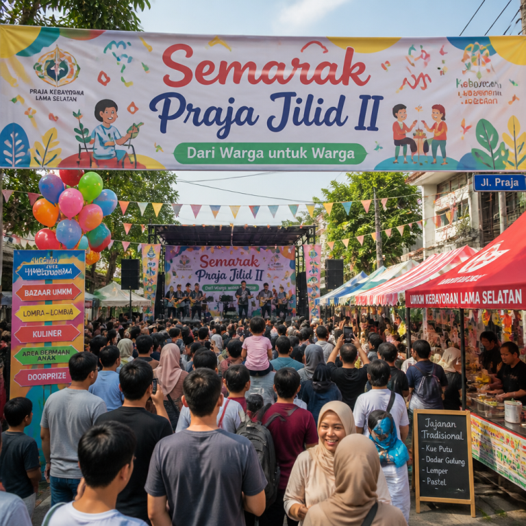 Sampul berita: Dari Warga untuk Warga: Semarak Praja Jilid II Siap Mengguncang Kebayoran Lama Selatan!