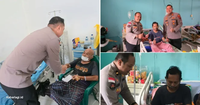 
					Jenguk Wartawan Sakit, Wujud Kepedulian dan Solidaritas Kapolres Merauke