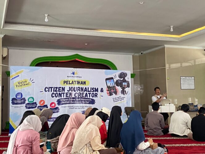 
					Generasi Muda Harus Melek Berita, Jurnalis Senior Ini Beri Pelatihan Citizen Jurnalism Secara Gratis