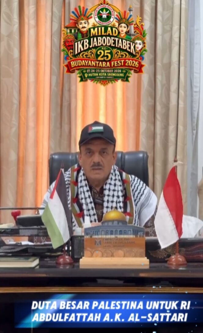 
					Duta Besar Palestina Ajak Masyarakat Jakarta Hadiri Budayantara Fest 2026