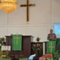 Kapolres Merauke sampaikan pesan Kamtibmas di GKI Euangelion