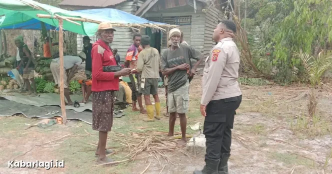 
					Polsek Kimaam Gencarkan Patroli Cipkon dan Cegah Karhutla